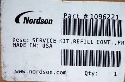 NEW NORDSON 1096221 PC BOARD SERVICE KIT REFILL