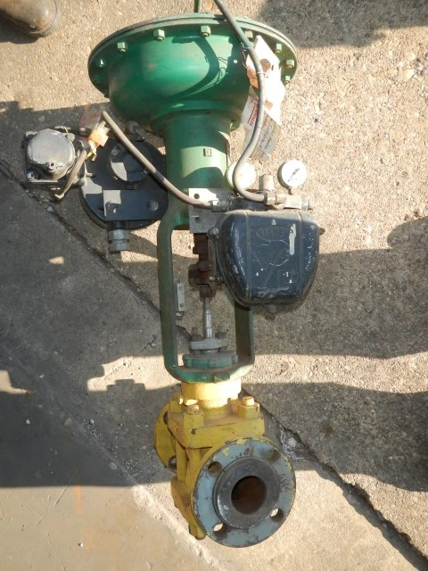 Fisher 2" 150 Rating, WCB Steel Flanged Control Valve