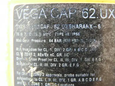 VEGA CAP 62.UXSHARANX-6 Capacitive Rod Indicator Probe Sensor 2" Flange