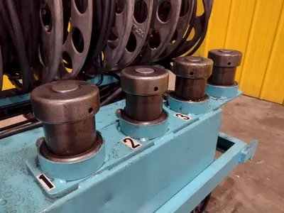 40 TON MODERN HYDRAULICS 4 CYLINDER PORTABLE HYDRAULIC DIE SETTING & SEPARATING SYSTEM: STOCK #23776