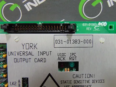 York 031-01383-000 Millennium MS355 Chiller Universal Input / Output Card Used