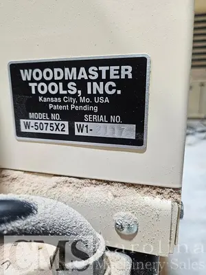 USED 2025 WOODMASTER 50 INCH DOUBLE DRUM SANDER