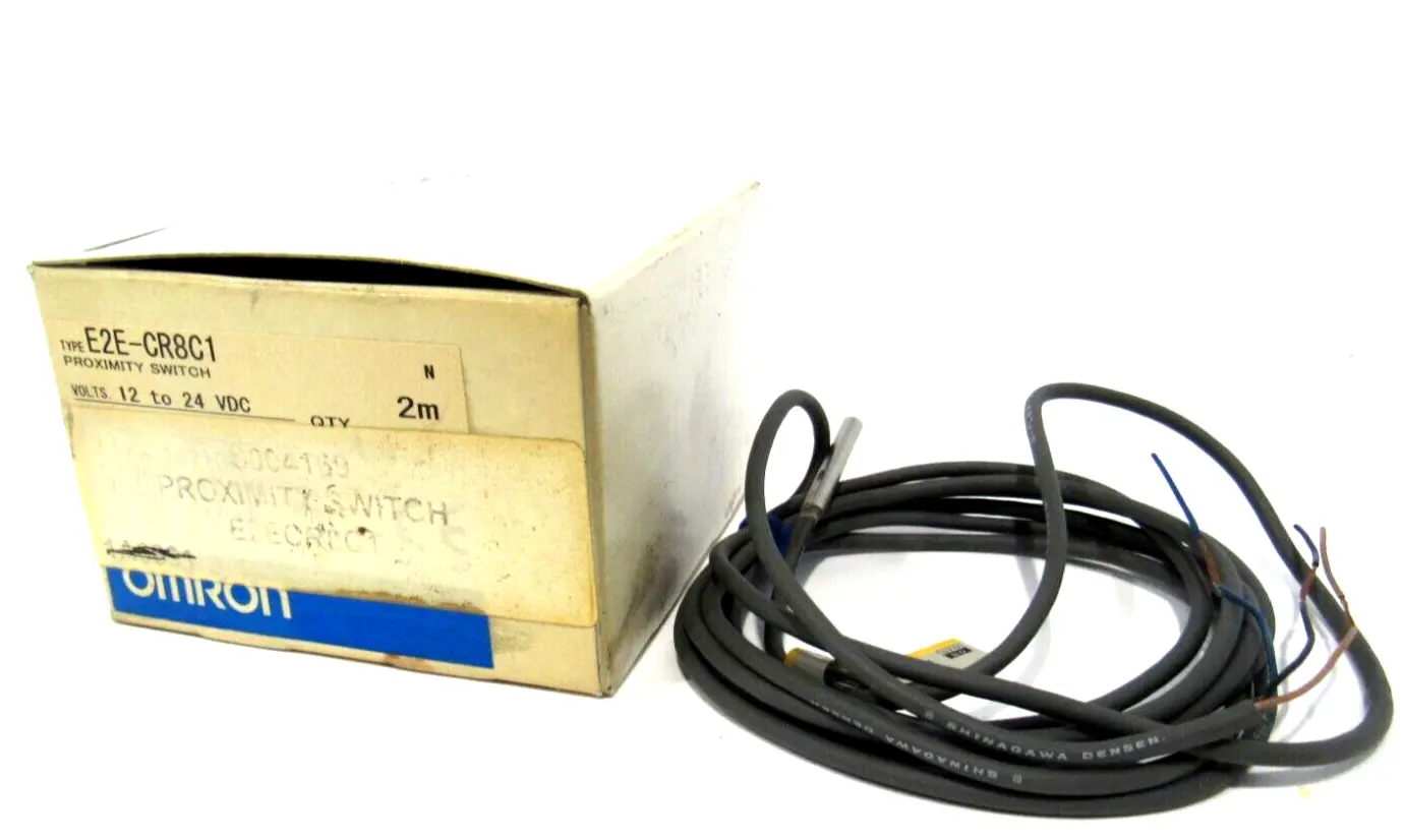 NEW OMRON E2E-CR8C1 PROXIMITY SWITCH E2ECR8C1