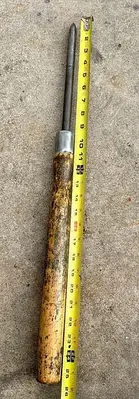 Metal Pointed Spinning Tool ~ 26" Length 5/8" Shaft~ (5785)