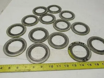 Leader 322617 Metallic Spiral Wound Pipe Gasket 1-1/2" 150# Lot of 14