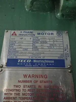 Used TECO-WESTINGHOUSE ANRK-EC002 Motors (misc) British Columbia CA | Lenmark #478090