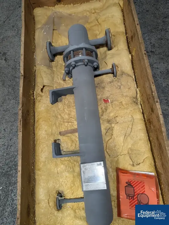 Used Pfaudler 3 Sq Sq Pfaudler Heat Exchanger, C/S, 150/150# Heat Exchangers Ohio US | Federal Equipment Company #127432