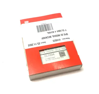 USED BECKHOFF ETHERCAT 4-CHANNEL DIGITAL INPUT TERMINAL 24VDC
