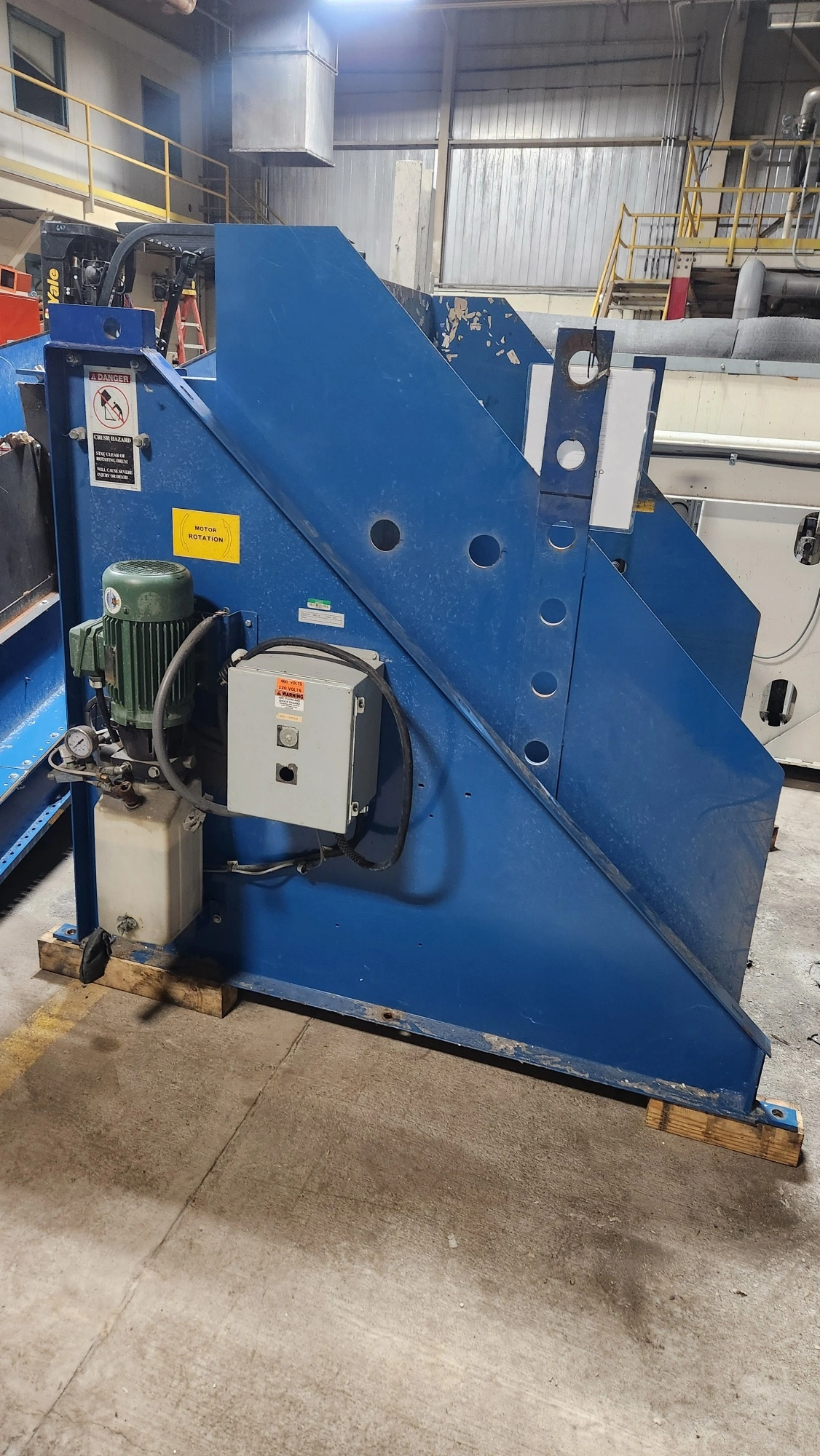 ENSING HYDRAULIC BOX DUMPER (BLUE)