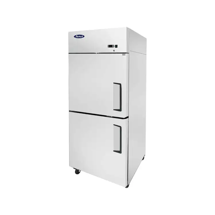 New | in-Stock Atosa New Atosa MBF8007GRL Top Mount (2) Divided Door Reach-In Freezer - Left Hinged Freezers Illinois US | Falcon Restaurant Supply #1375494