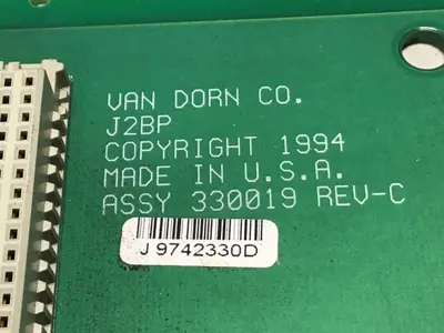 USED VAN DORN PC330-019 330-019
