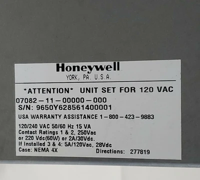 USED Honeywell 07082-11-00000-000