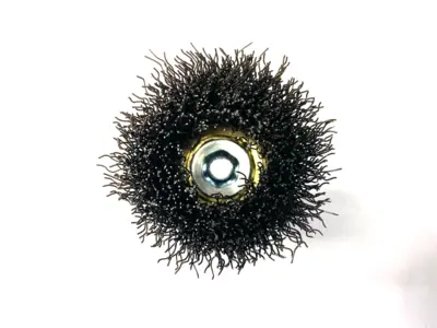 N/A | Crimped Wire End Brush 2" Diameter SHELFWARE - New – Open box