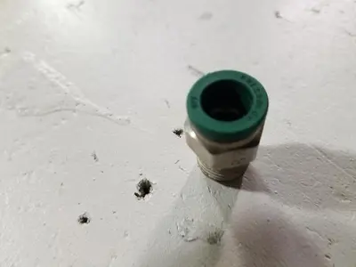 Pistorius Main Cylinder Straight Push to Connect Pneumatic Fitting