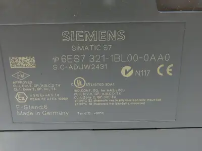 Siemens Block I/O Input PLC Input Output Module Assembly & Rail