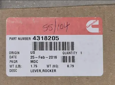 New | in-Stock CUMMINS 4318205 Parts British Columbia CA | Lenmark #272347