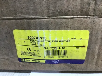 Square D 9007AW16 Precision Limit Switch Series D