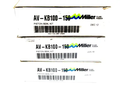 NEW LOT OF 3 MILLER AV-KB100-150 PISTON SEAL KIT AVKB100150