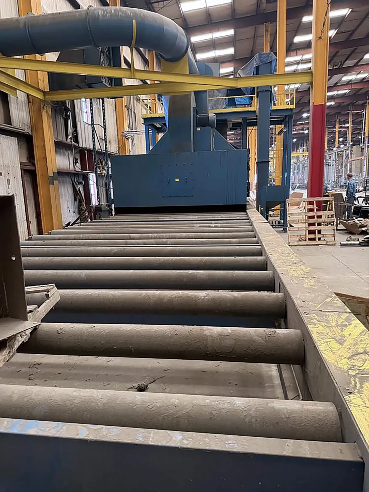 Used 2008 BLASTEC 10' PLATE BLASTER Finishing Machines Illinois US | Machinery Marketing International #1360727