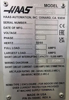 USED 2023 HAAS UMC-500SS