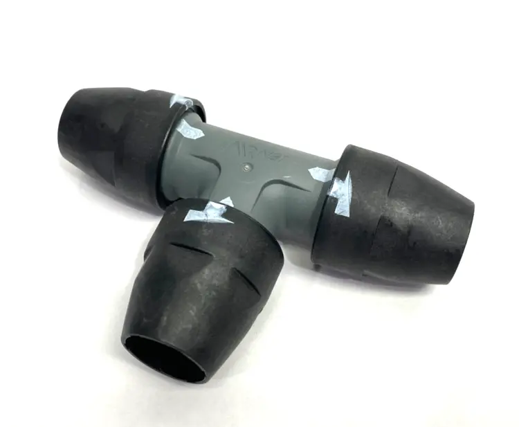 Used AIRNET EQUAL TEE SOCKET FITTING 25MM FOR AIR PIPE Valves/Fittings | Maverick Industrial Sales #1104979