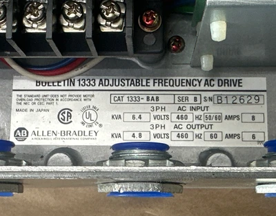 USED Allen-Bradley 1333-BAB