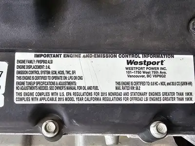 New | in-Stock WESTPORT FWSPB02.4LSI Gas Engines British Columbia CA | Lenmark #1489088