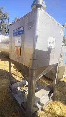 Tank, 425 Gallon, 316 Stainless Steel, LiquiTote, #5991122