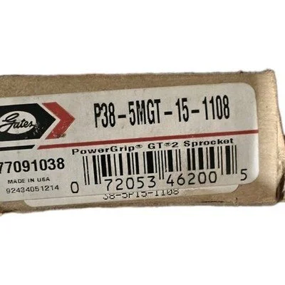 Gates P38-5MGT-15-1108 77091038 PowerGrip GT2 Sprocket Pulley