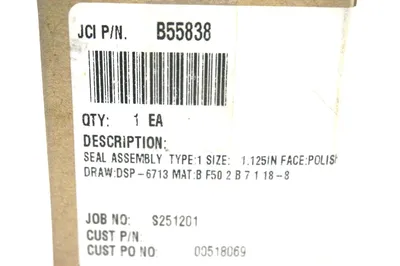 NEW JOHN CRANE B55838 SEAL ASSEMBLEY