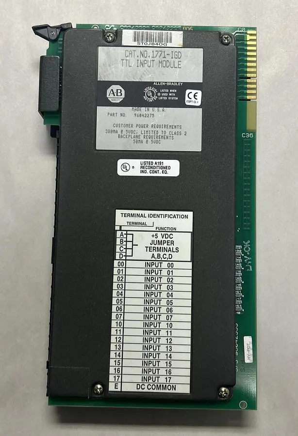 Used ALLEN-BRADLEY 1771-IGD Industrial Controls Ohio US | Surplus Asset Holdings #1240008