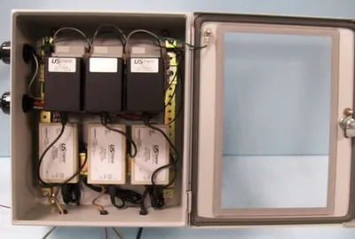 QTY. 1. POWER/CONTROL BOX WITH (3) US DIGITAL PS-1...