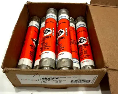 NEW MERSEN A6D20R CLASS RK1 FUSES LOT OF 7