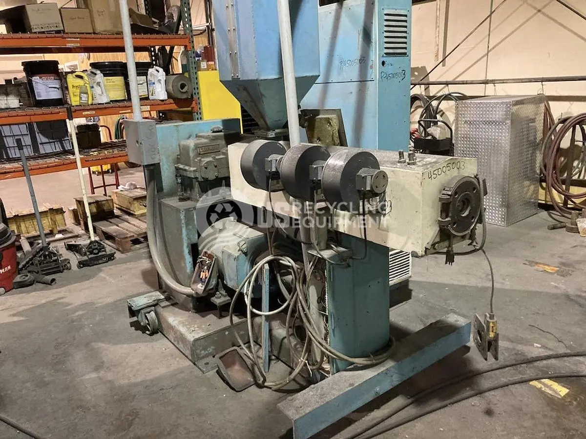 Used WELEX 2 INCH DC ORIGINAL EXTRUDER Extruders Pennsylvania US | US Recycling Equipment #1262699