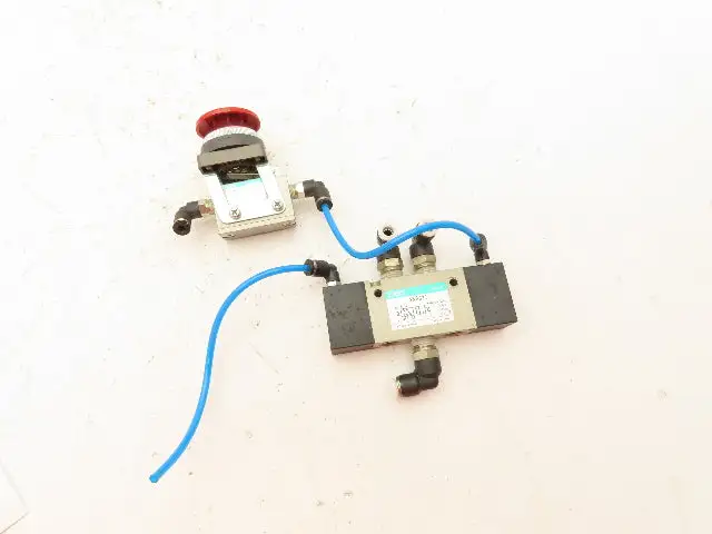 CKD 4KA321 Solenoid Valve 0-0.7 MPA With Pushbutton Valve