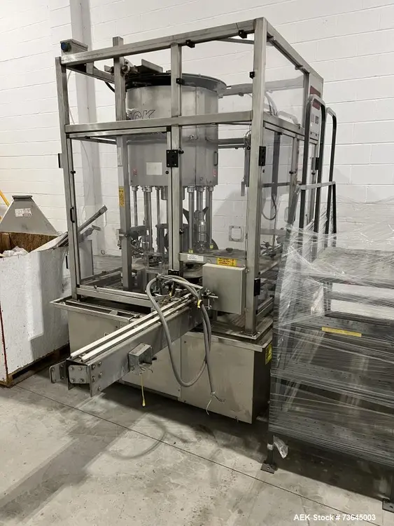 Used PACK WEST AUTO 200 CAPPER Cappers Chuck - Rotary Illinois US | Aaron Equipment #907567
