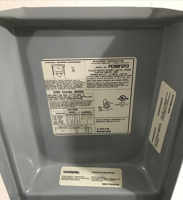 NEW Siemens PE260FGFCI