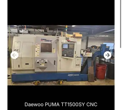 Used 2006 DAEWOO PUMA TT-1500SY 5-Axis or More CNC Lathes Illinois US | 520 Machinery Sales LLC #1280886