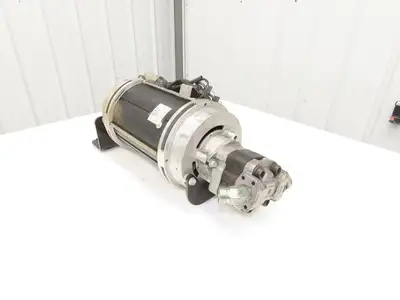 Hyster 8813389 Forklift Hydraulic Motor 48V & Pump 8811653 Removed From E80XN