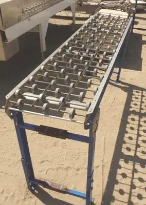 Conveyor, Skate Wheel, 18" x 7', Aluminum #S743249