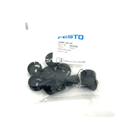 New | in-Stock Festo Cover Cap, Black, 541010, 10-PACK Parts (Hydraulics and Pneumatics) Michigan US | Maverick Industrial Sales #1410870