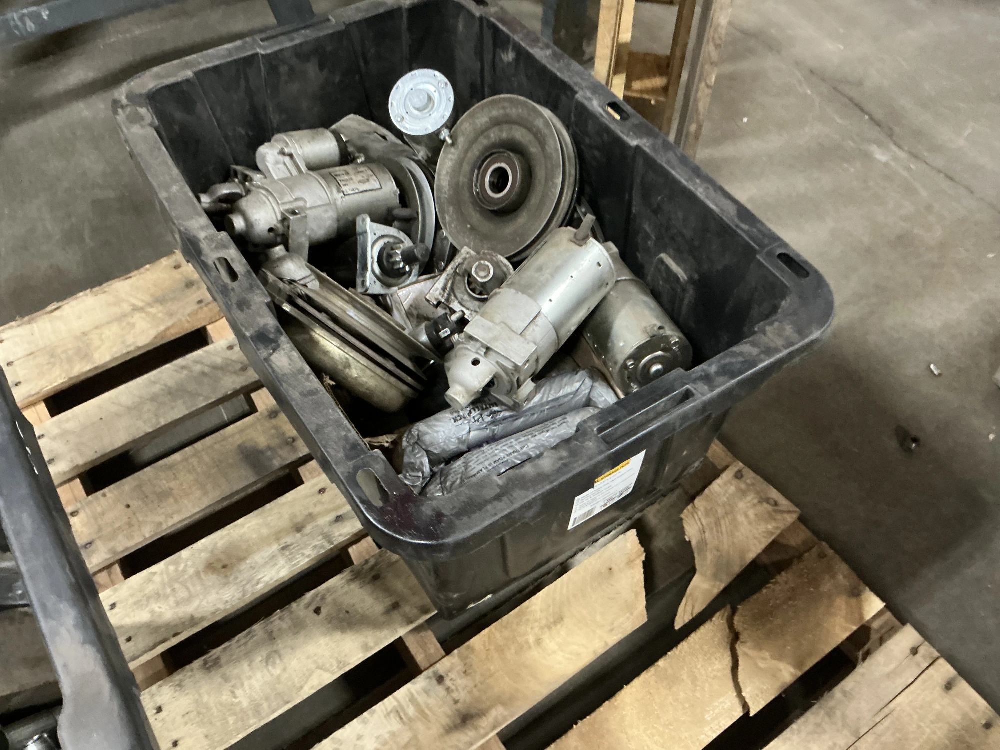 Large lot of good Kohler and Kawasaki starters removed from Exmark machines, as well as some Exmark ...