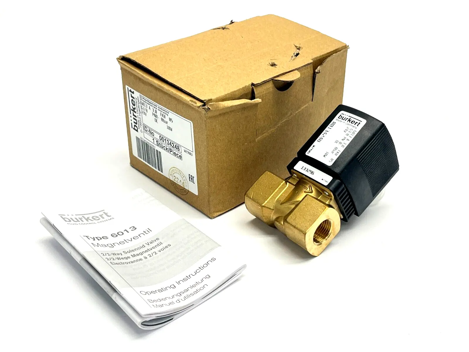 New | in-Stock Burkert 00134248 Solenoid Valves Michigan US | Maverick Industrial Sales #1475199