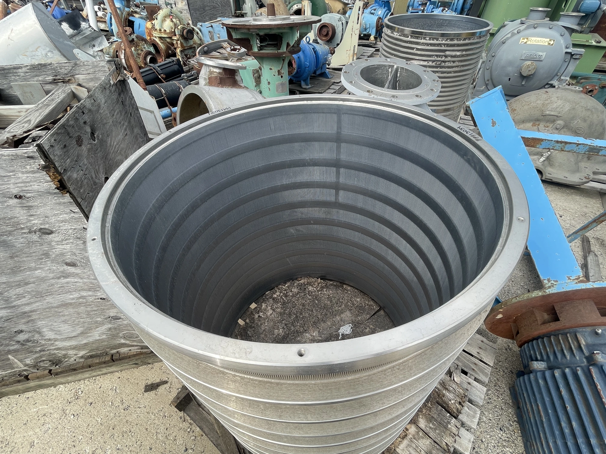Slotted Basket for Pressure Screen 0.008 Slot size