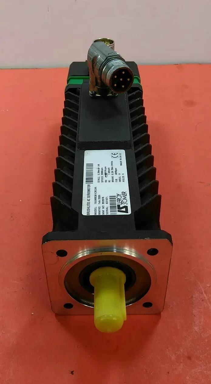 LEROY SOMER 75UMB301CBCAA BRUSHLESS AC SERVOMOTOR 3000RPM 98V/KRPM 1D