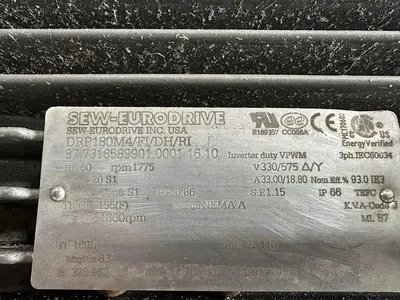 USED SEW-EURODRIVE DRP180M4/FI/DH/RI