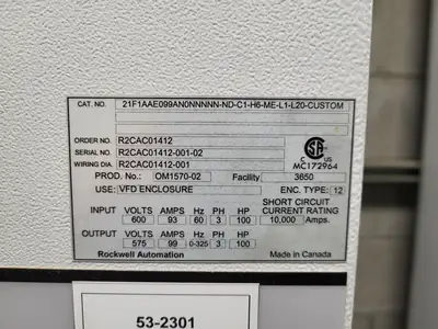Used ALLEN-BRADLEY 20F1ANE099A0NNNNN Switchgears British Columbia CA | Lenmark #240756