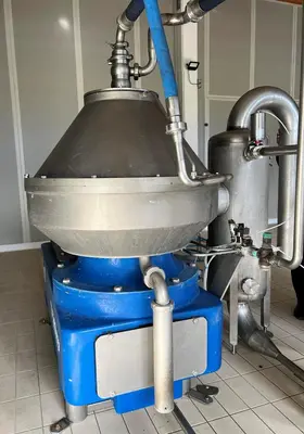 Flottweg AC 2000-410 juice clarifier centrifuge, 316SS.