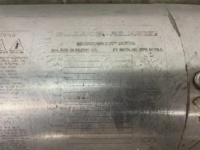 Baldor-Reliance 3 Hp Washdown Duty Motor