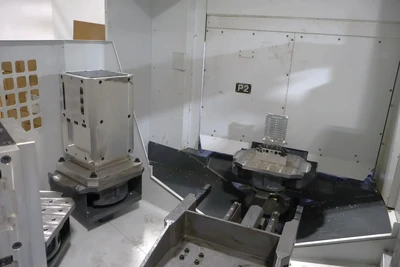 Used 2023 HAAS EC-400PP WITH 6 PALLET CHANGER Horizontal Machining Centers Washington US | Legacy CNC Machinery, LLC #1503559
